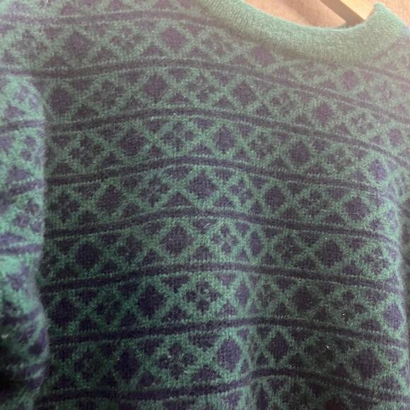 Vintage GAP Lambswool Retro‎ Print Crewneck Sweater - Picture 2 of 4